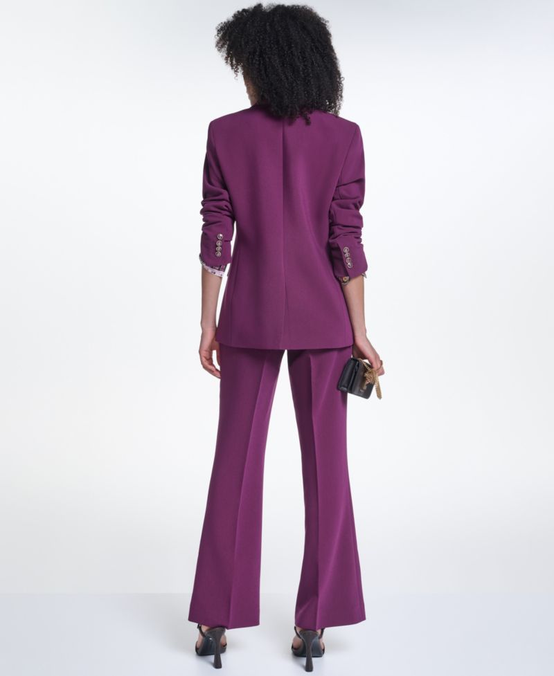 Women's Notch Collar One-Button Blazer