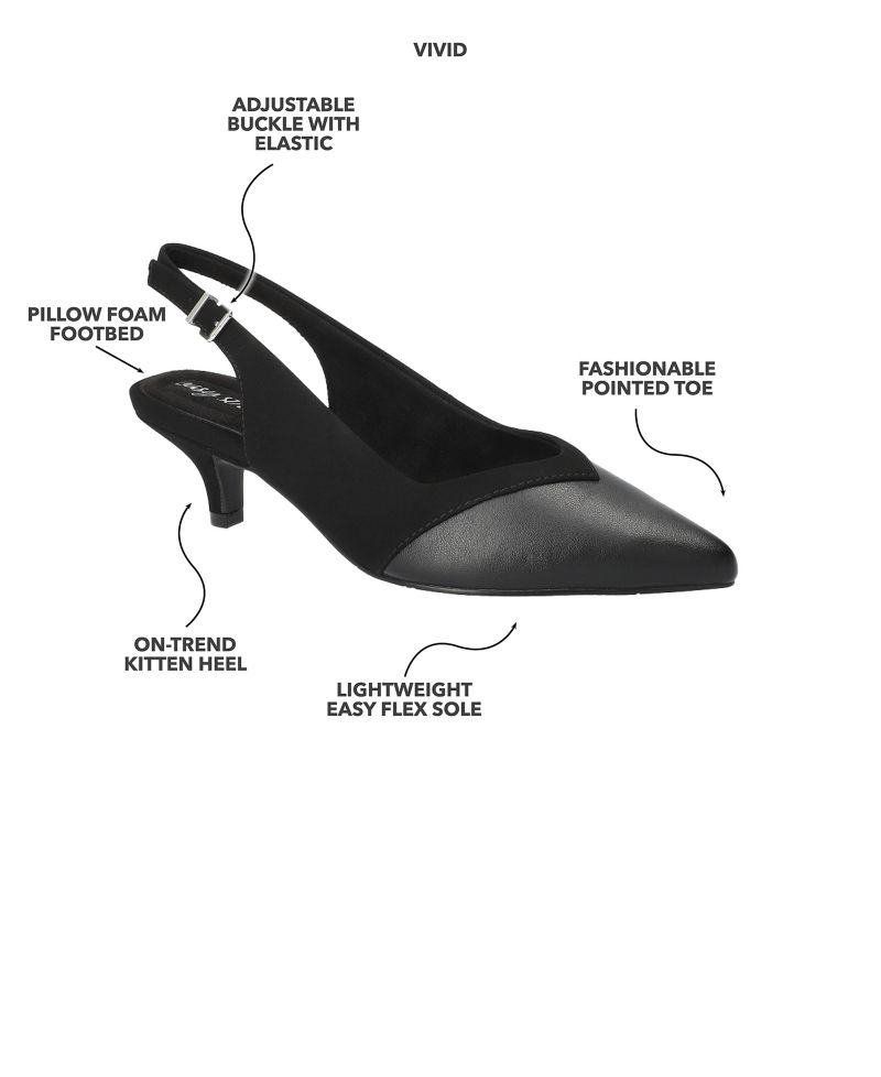 Women's Vivid Slingback Pumps