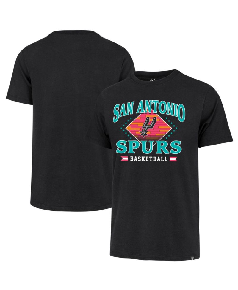 Men's Black San Antonio Spurs Big & Tall Courtside Franklin T-Shirt