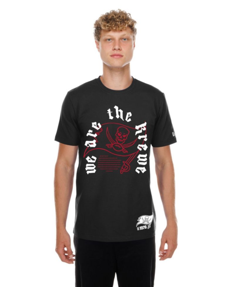 Men's Black Tampa Bay Buccaneers We are the Krewe Draft T-Shirt