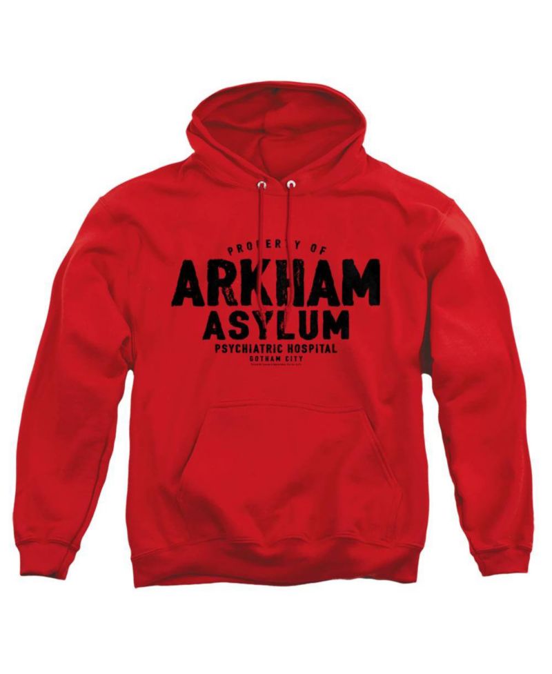 Men's Arkham Asylum Graphic Pullover Hoodie
