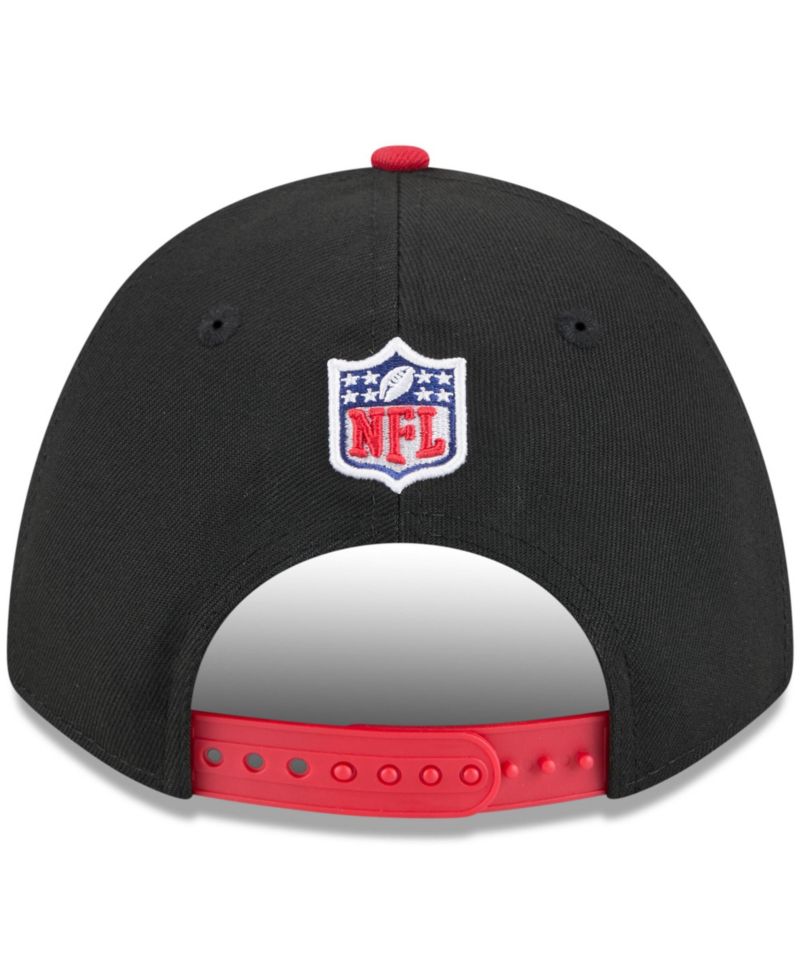 Men's Black/Red Kansas City Chiefs 2025 NFL Draft 9FORTY A-Frame M-Crown Adjustable Hat
