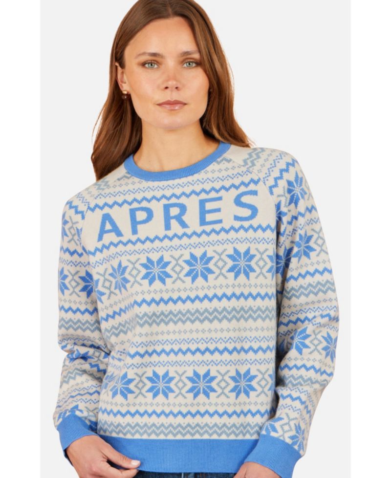 Women's Apres Fair Isle Crewneck Sweater