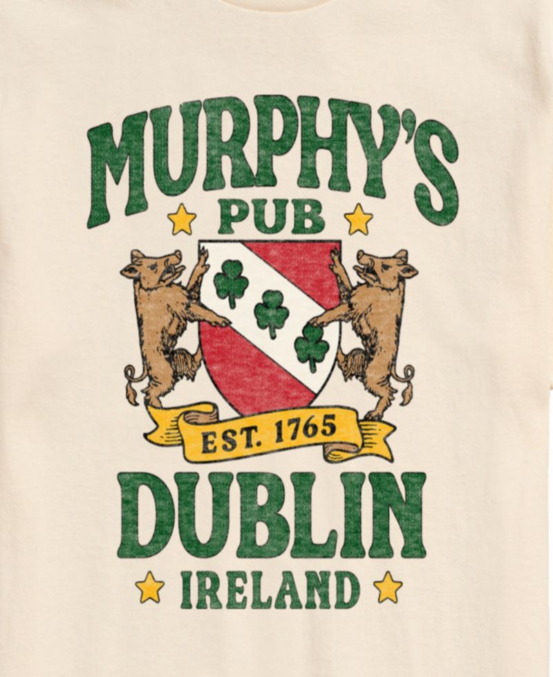 Men's Instant Message Murphys Pub Dublin Short-Sleeve Graphic T-Shirt