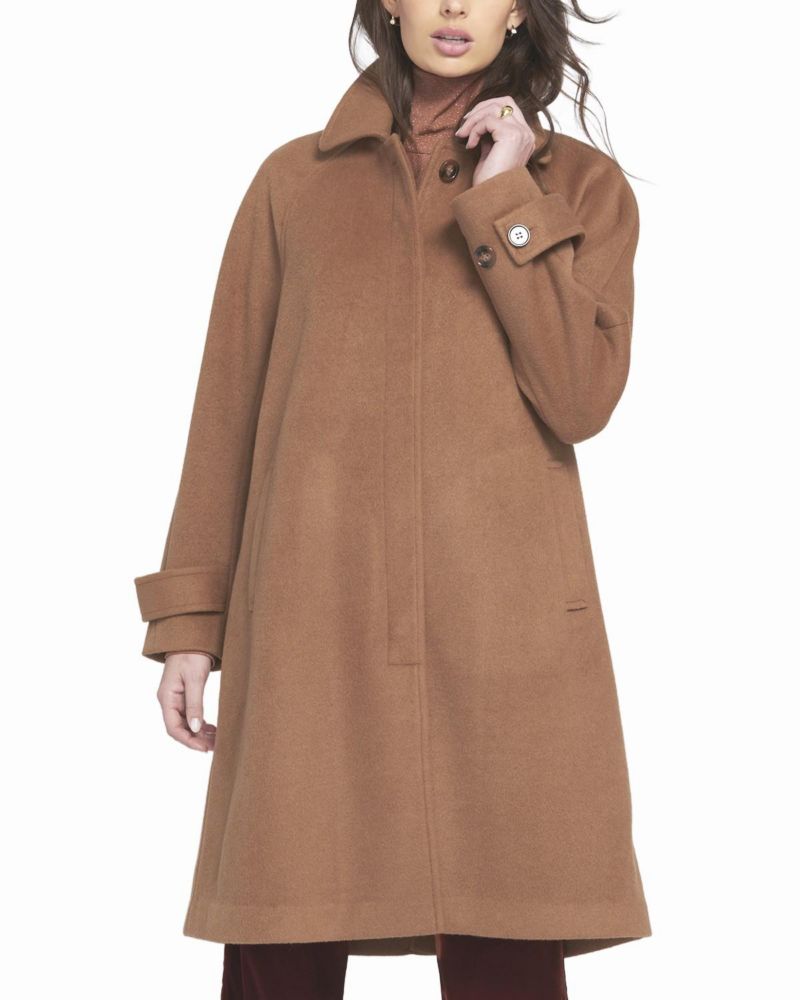 Women's Melton Coat Teddy