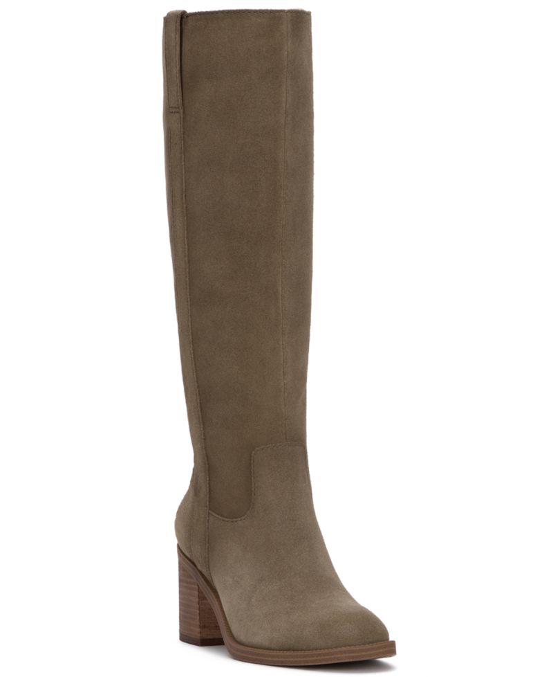 Women's Adana Tall Block Heel Boots, Regular, Wide and Extra-Wide Calf