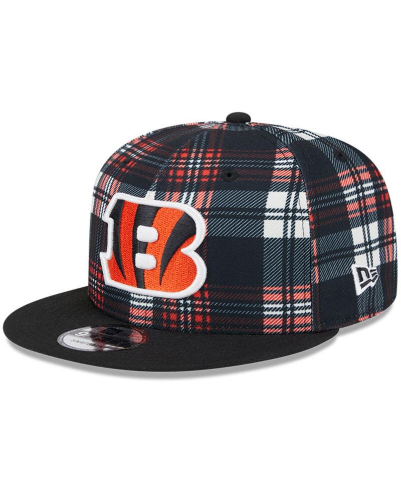 Men's Black Cincinnati Bengals 2024 Sideline Statement 9FIFTY Snapback Hat