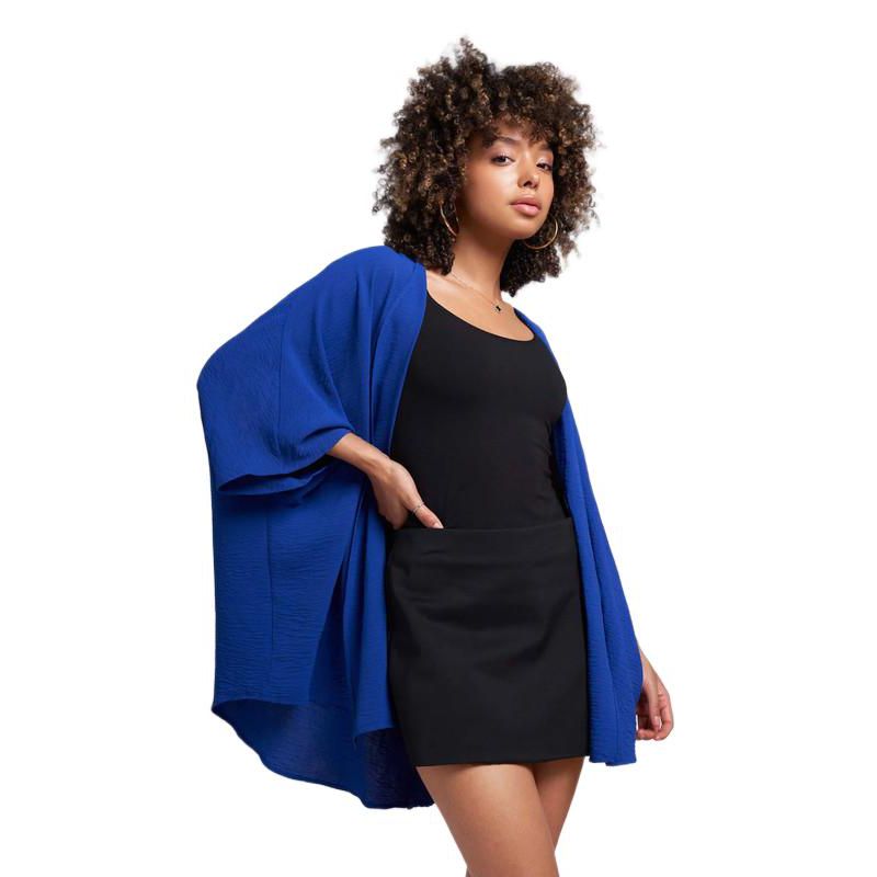 Women's Mila Very Oversized Lightweight Crinkled Fabric Kimono