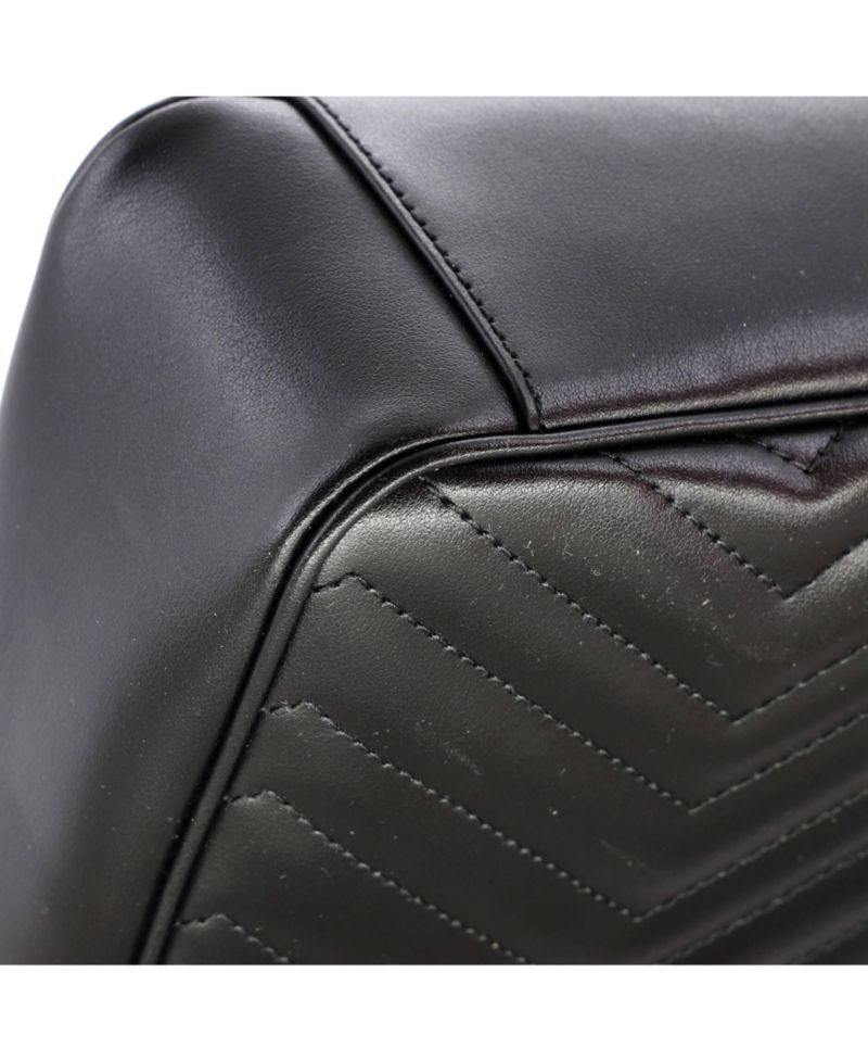 Medium GG Marmont Flap Bag Matelasse Leather