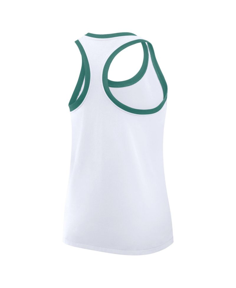 Women's White Boston Red Sox City Connect Script Tri-Blend Dri-FIT Tank Top