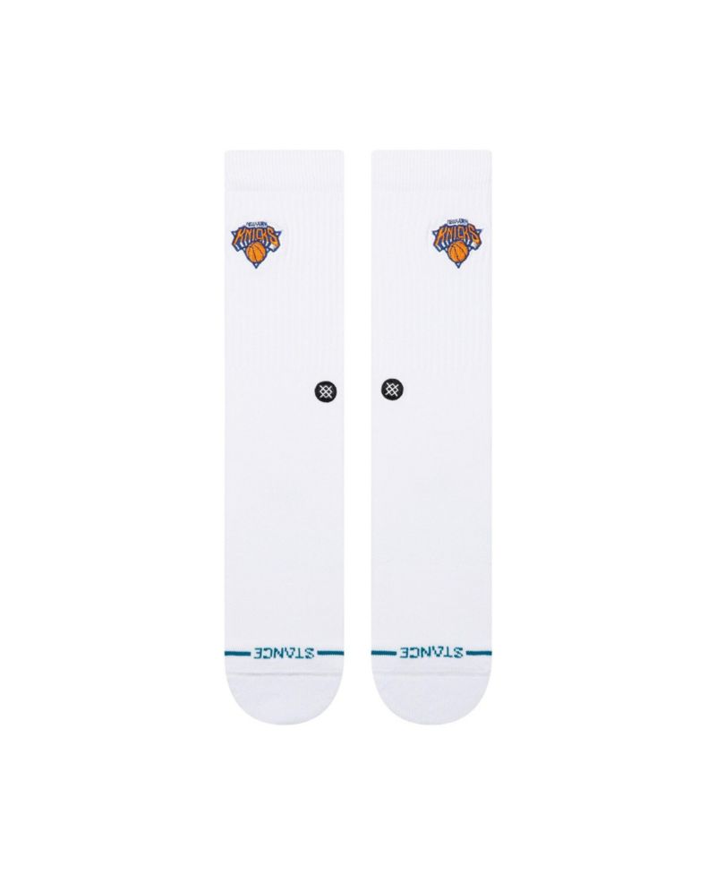 Men's & Women's New York Knicks Crested Cotton-Blend Crew Socks