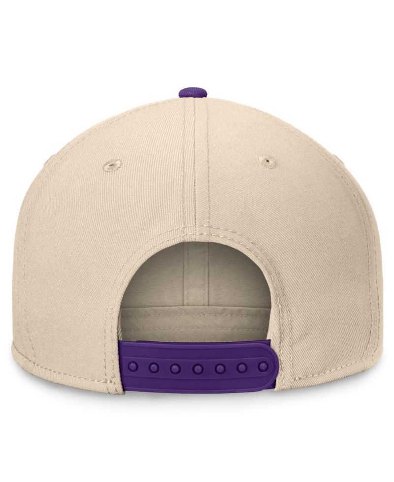 Men's Khaki Kansas State Wildcats Goalaso Snapback Hat