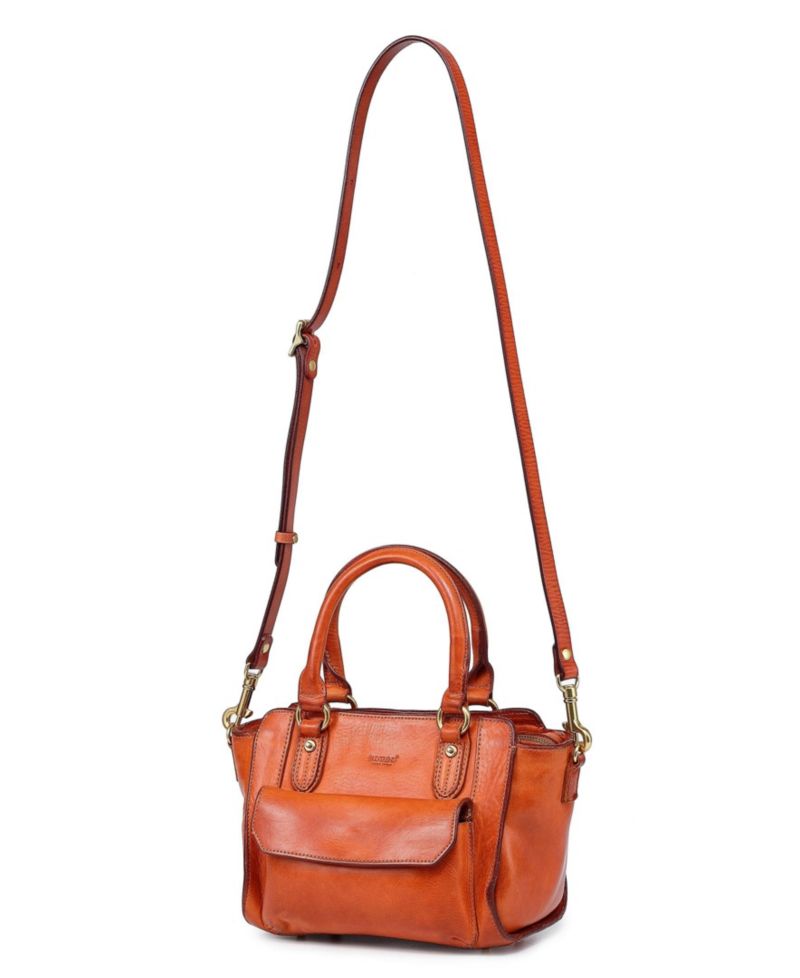 Pansy Small Leather Satchel Bag