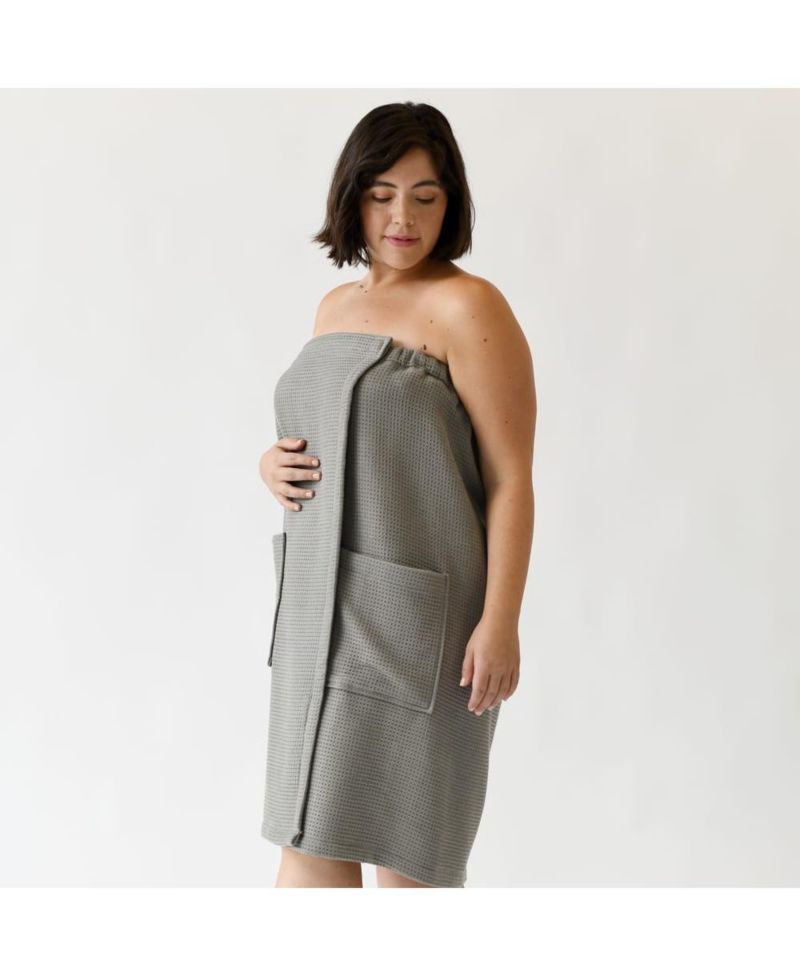 Women's Waffle Terry Bath Wrap