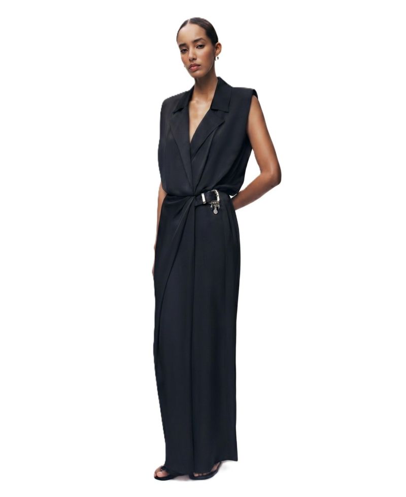 Women's Embellished Belt-Detail Maxi Dress