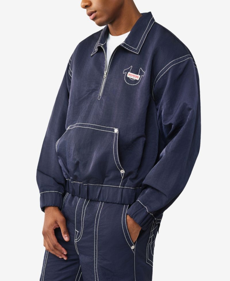 Men's Big T Quarter-Zip Popover Jacket