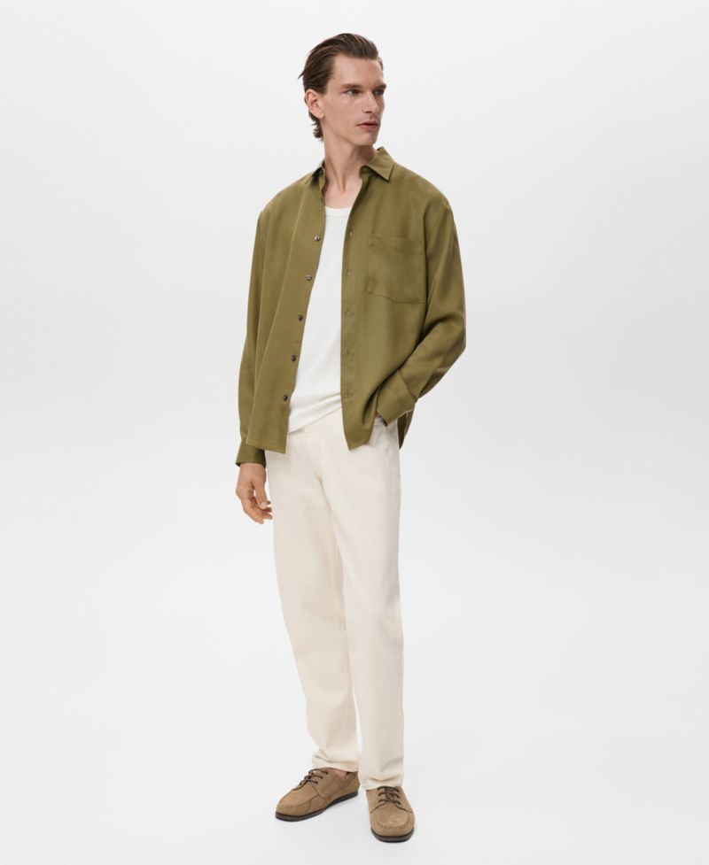 Men's Lyocell Pocket Shirt