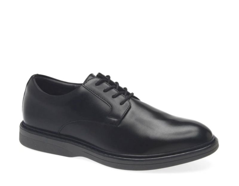 Men's Lace Up Plain Toe Derby Shoes