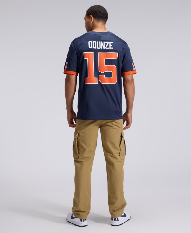 Men's Rome Odunze Navy Chicago Bears 2026 Rivalries Collection Vapor F.U.S.E Stitched Limited Jersey