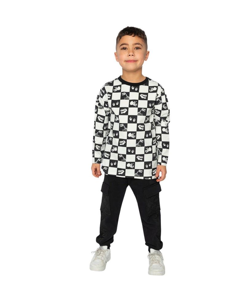 Little and Big Boy Cotton Long Sleeve T-Shirt