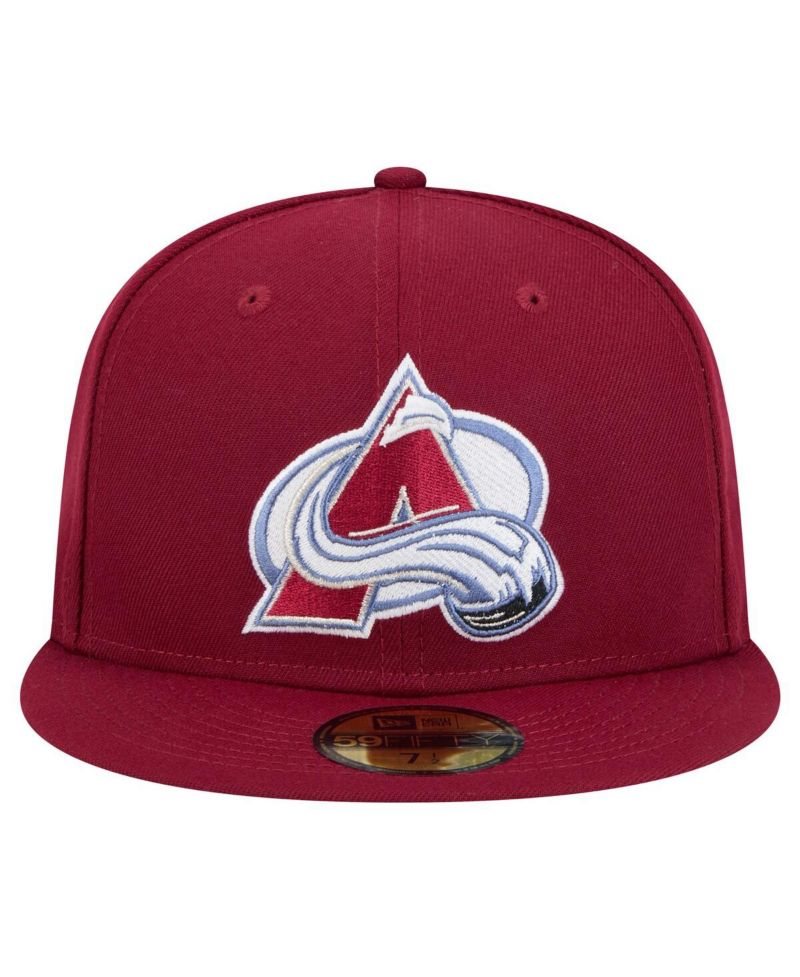 Men's Burgundy Colorado Avalanche Core 59FIFTY Fitted Hat