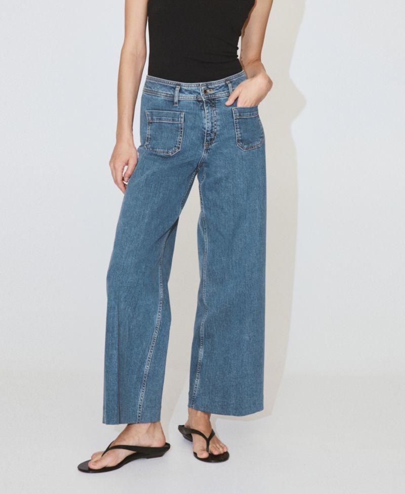 Women's High-Waisted Wide leg Jeans