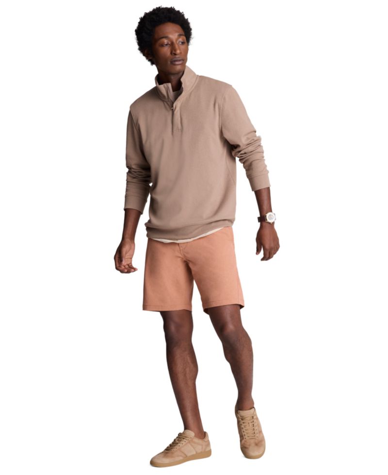 Men's Stand Collar Quarter Zip Sweater