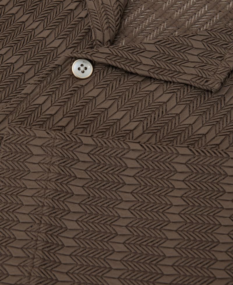 Men's Sid Crochet Cuban Shirt