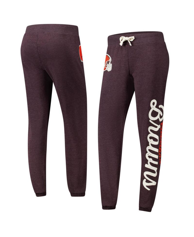 Women's Brown Cleveland Browns Scrimmage Fleece Pants