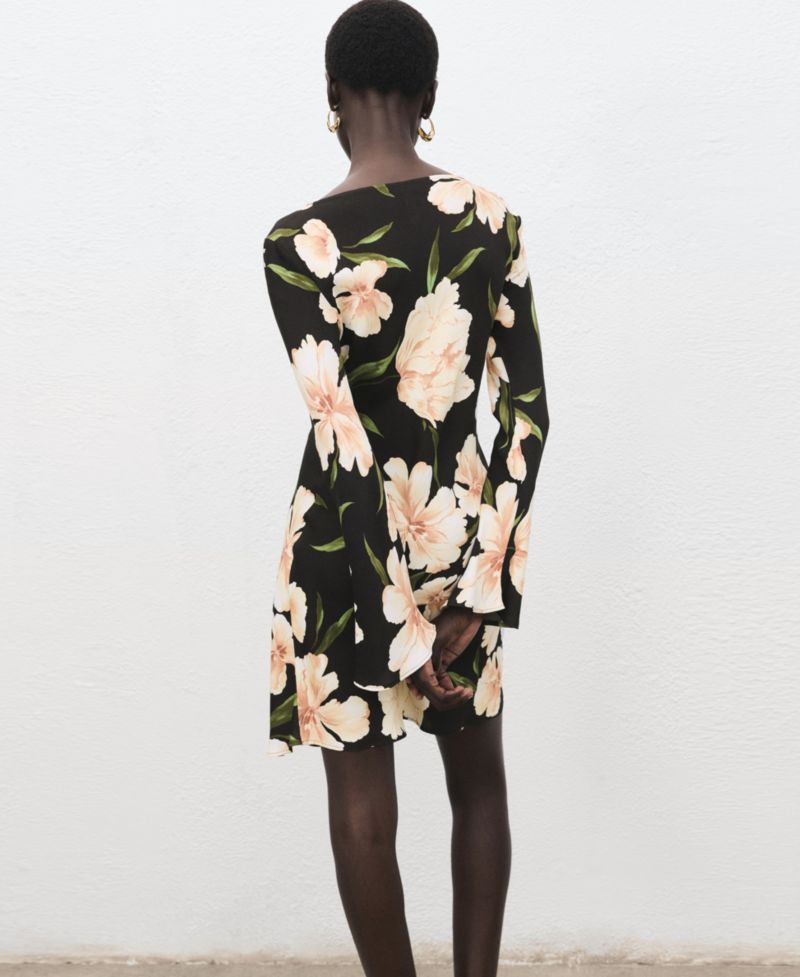Women's Short Floral-Print Dress