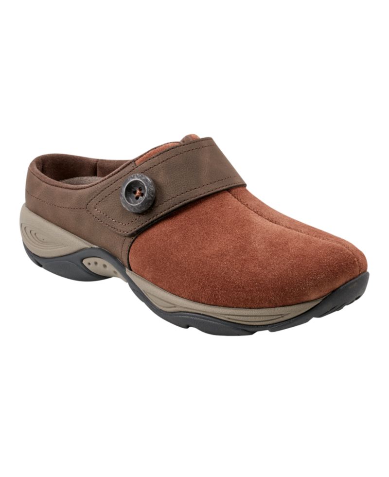 Women's Edline Suede Button Strap Mules