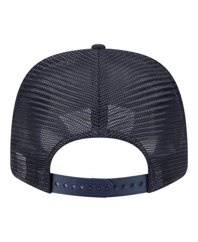 Men's Navy New York Yankees Throwback Contest 9SEVENTY Adjustable Trucker Hat