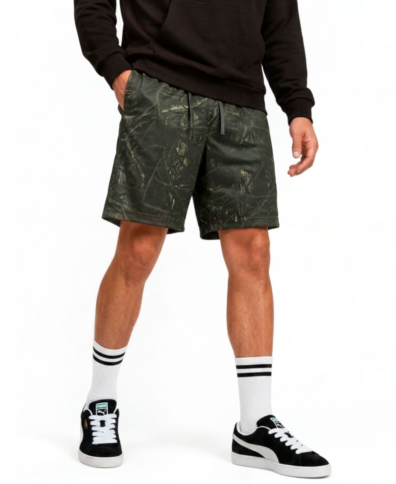 Men's Reversible Drawcord Waistband Shorts, 8" Inseam