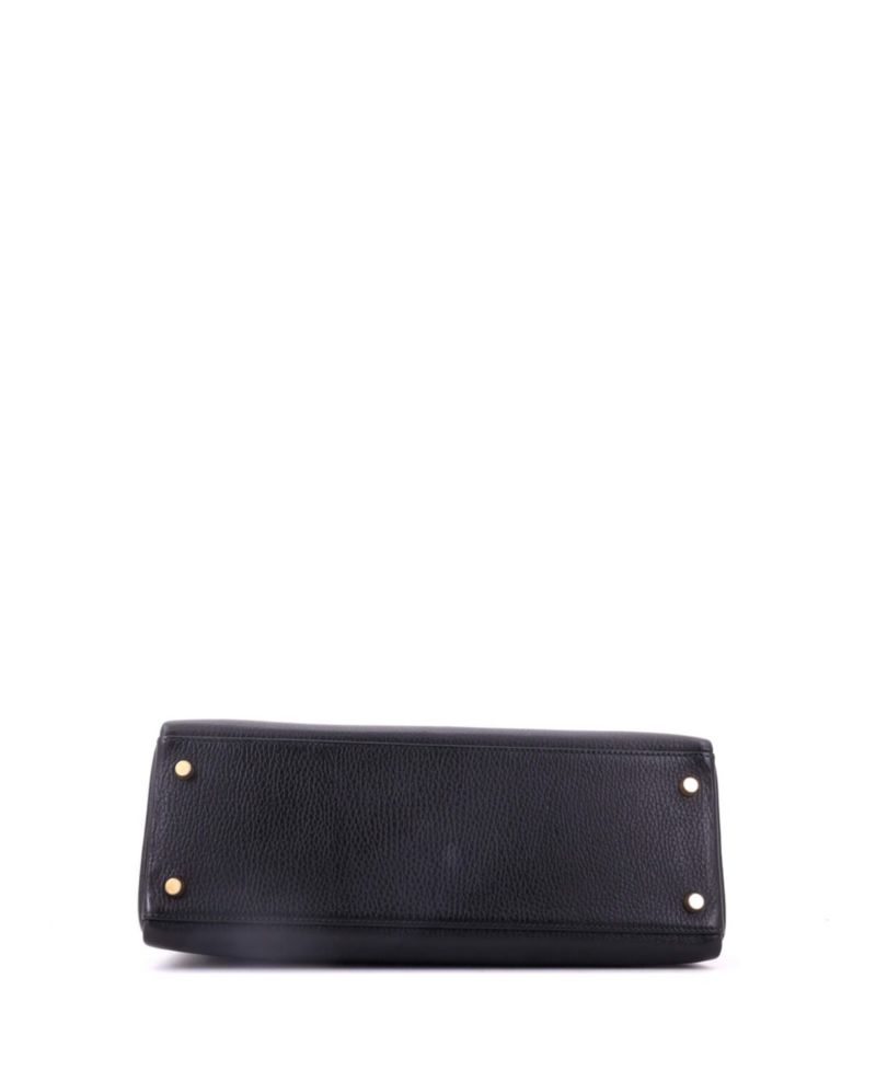 Pre-Owned Herm&egrave;s Kelly 32 Leather Gold-Tone Shoulder Bag