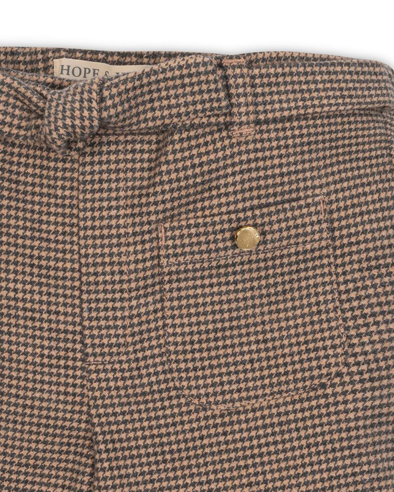 Big Girls Hope and Henry Organic Brushed Cotton Wide Leg Dress Pant