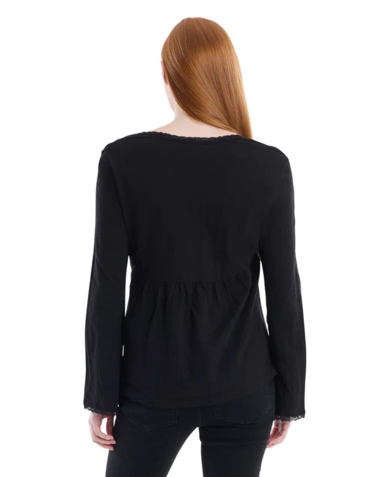 Women's Clothing V-Neck Long Sleeve Empire