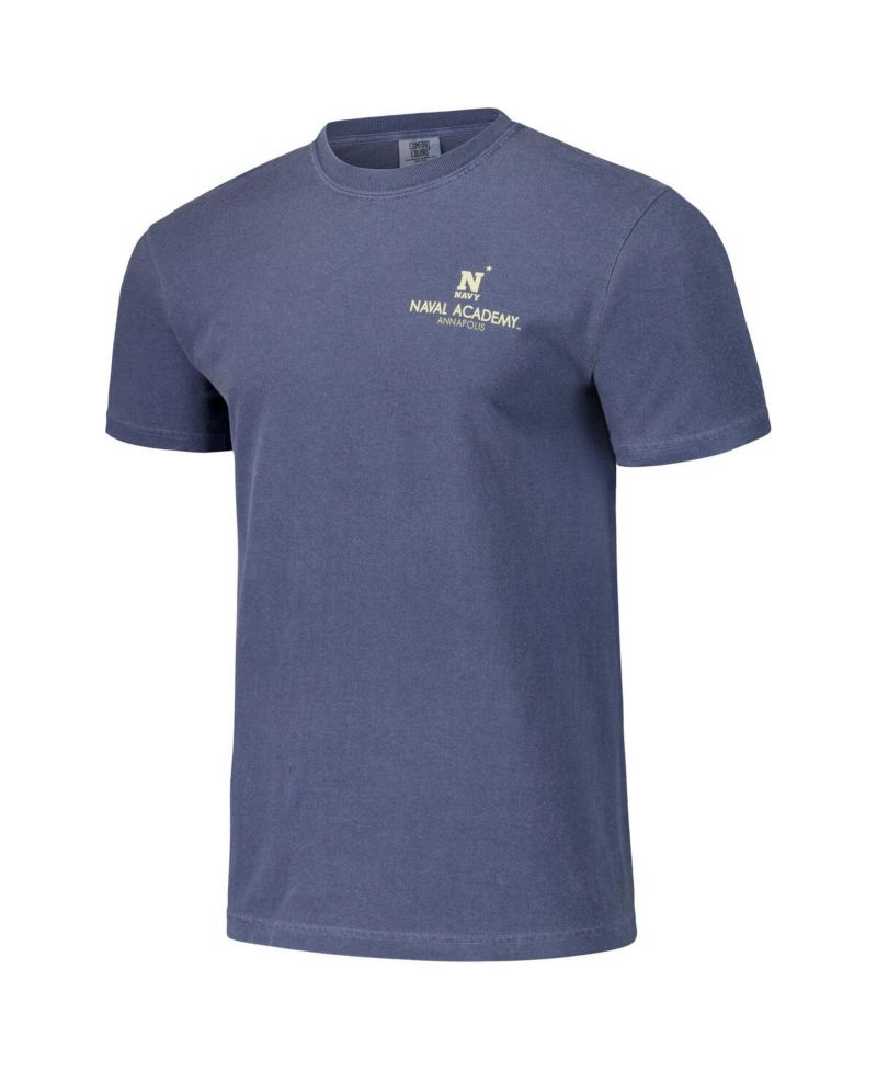 Men's and Women's Navy Midshipmen Scenic Comfort Colors T-Shirt
