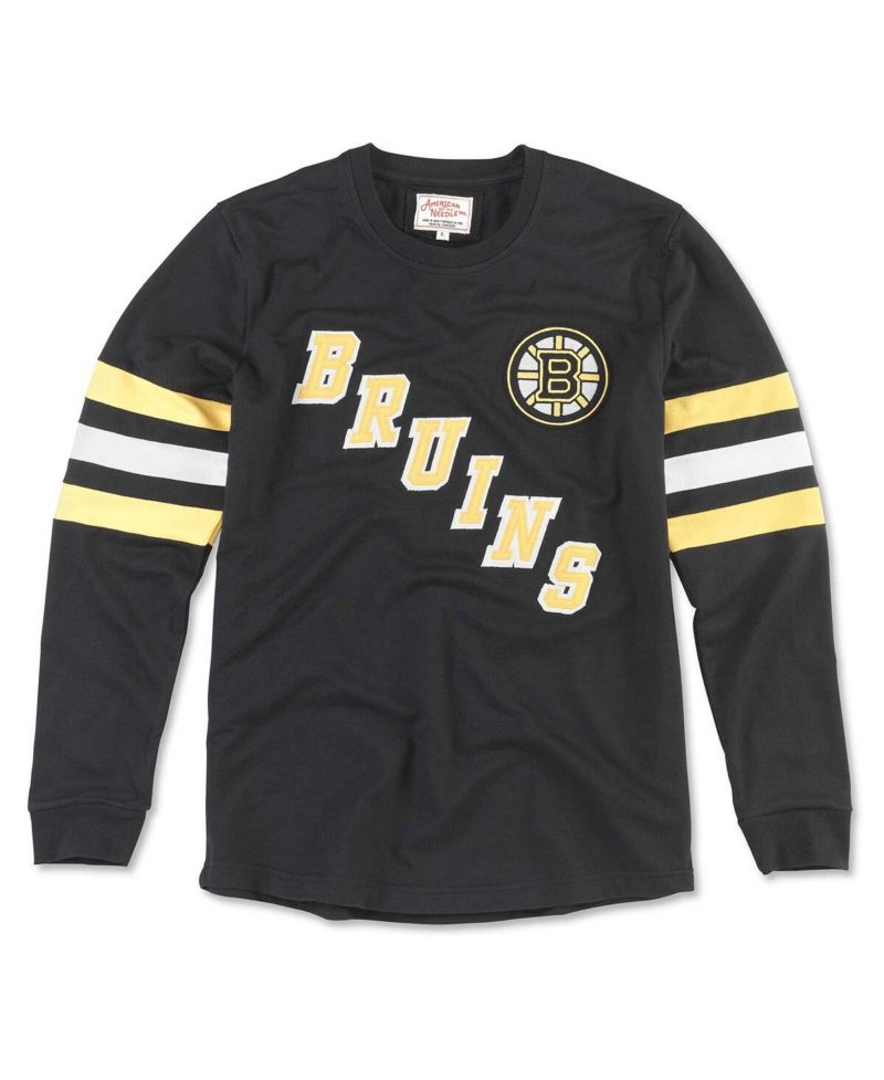 Men's Black Boston Bruins Sudbury Long Sleeve T-Shirt