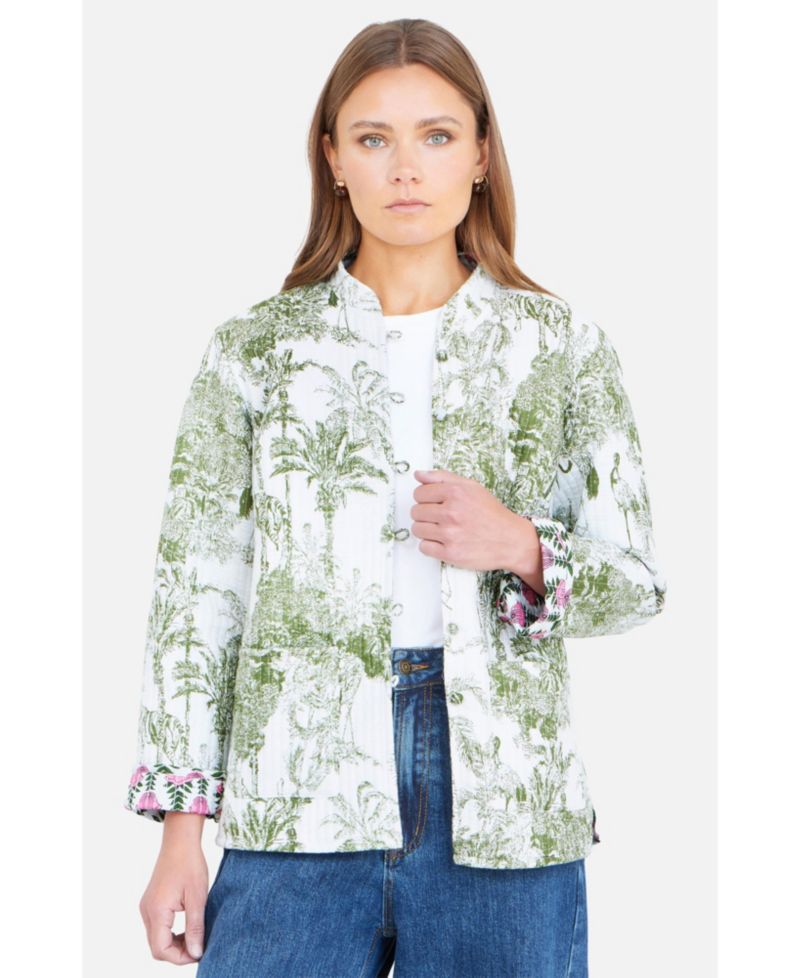 Women's Reversible Cotton Quilted Jacket