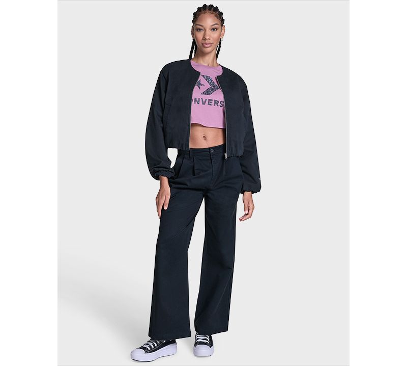 Women's Bubble Sleeve Bomber Jacket