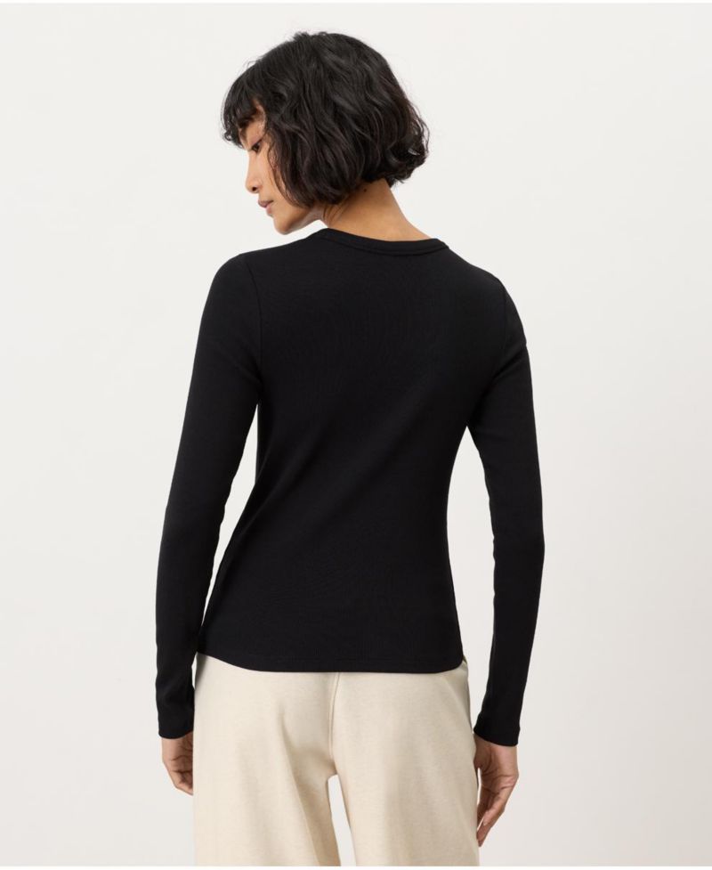 Women's Organic Cotton Perfect Rib Layering Long Sleeve