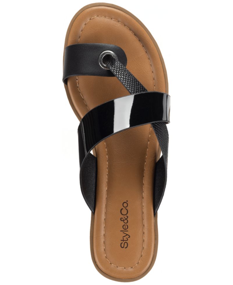Women's Satinne Toe-Ring Thong Casual Sandals