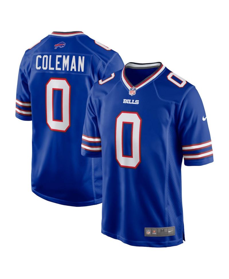 Men's Keon Coleman Royal Buffalo Bills 2024 NFL Draft Player Game Jersey