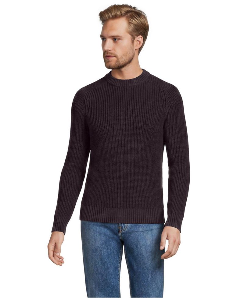 Men's Cotton Drifter Saddle Crewneck Shaker Sweater