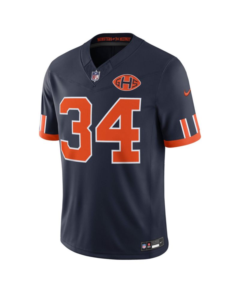 Men's Walter Payton Navy Chicago Bears 2026 Rivalries Collection Game Jersey