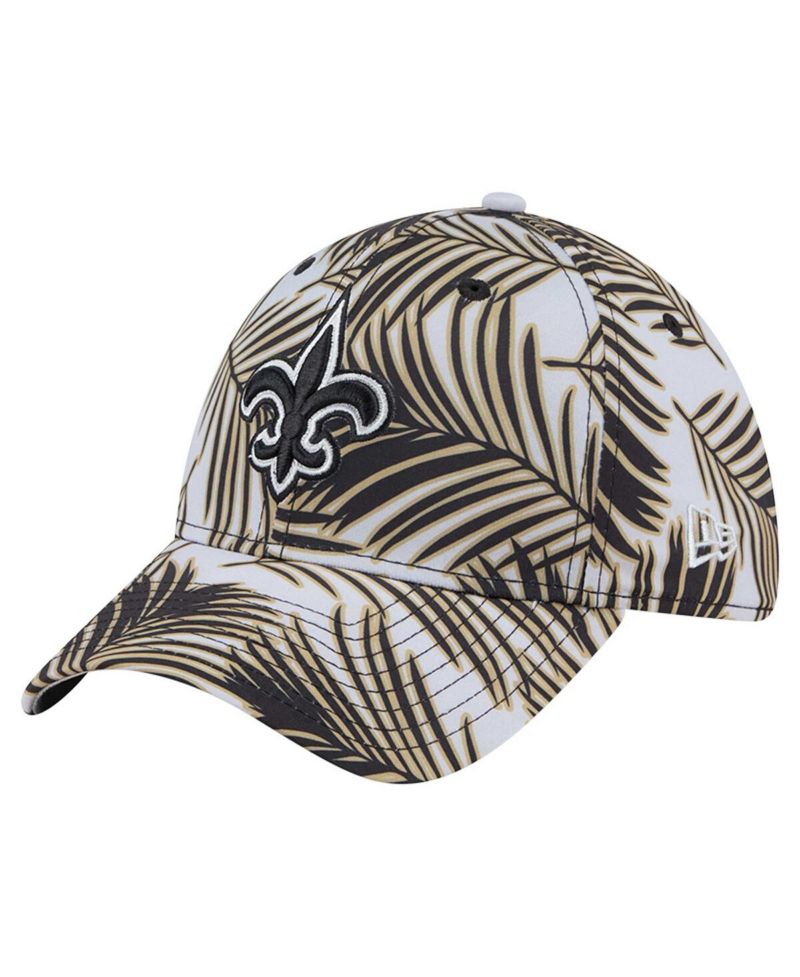 Men's Gray New Orleans Saints Palms 39THIRTY Flex Hat