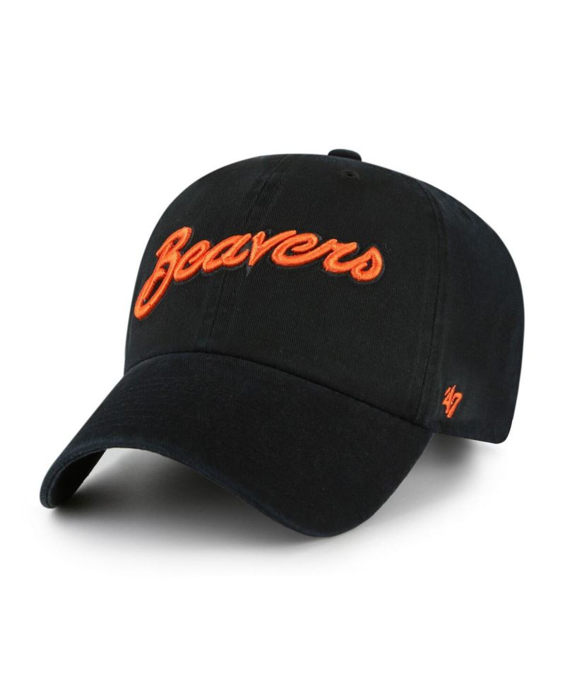 Men's Black Oregon State Beavers Clean Up Adjustable Hat