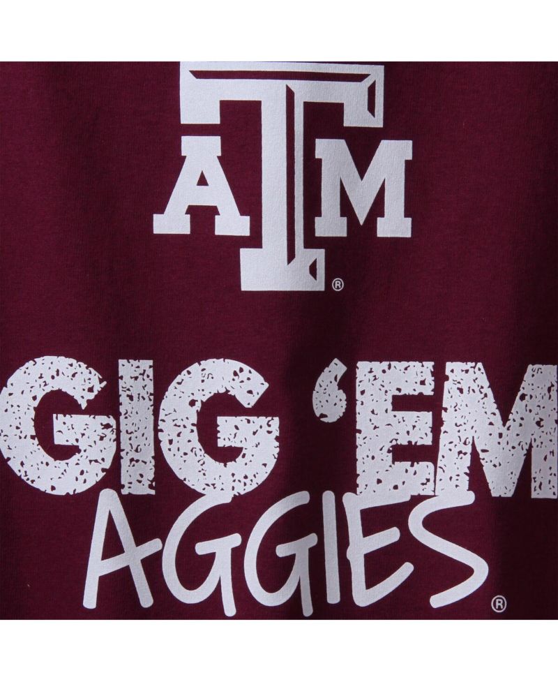 Big Boys Maroon Texas A&M Aggies Crew Neck T-shirt