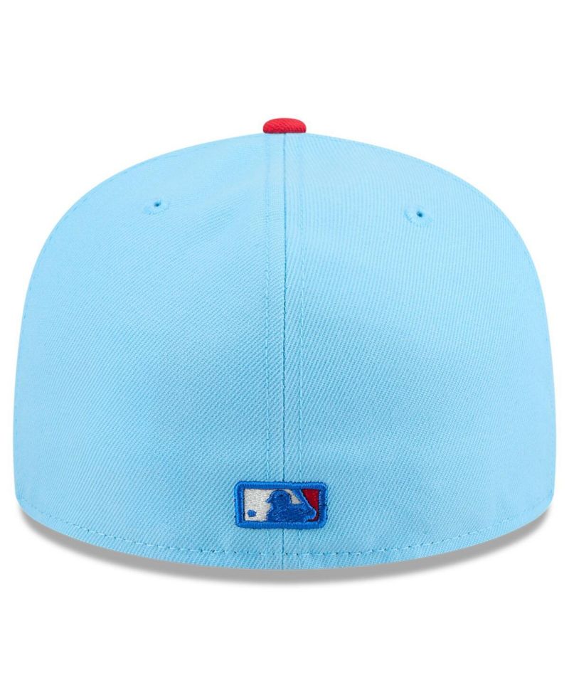 Men's Light Blue/Red San Diego Padres 2025 Fourth of July 59FIFTY Fitted Hat