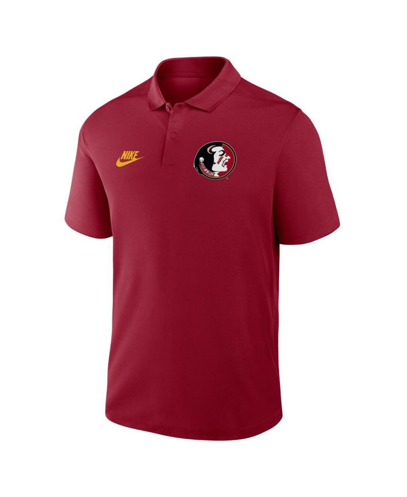 Men's Garnet Florida State Seminoles Primetime Victory Legacy Vault Logo Performance Polo Shirt